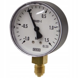 Vacuum pressure gauge 1 4 63mm 1 1 5 bar