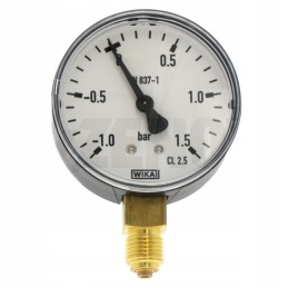 Vacuum pressure gauge 1 4 63mm 1 1 5 bar