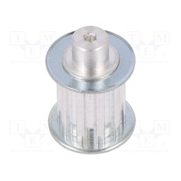 1 pcs x OPTIBELT - 27 T5 10-200ZA - Belt pulley, T5, W: 16mm, whell width: 27mm, Ø: 15.05mm, aluminium