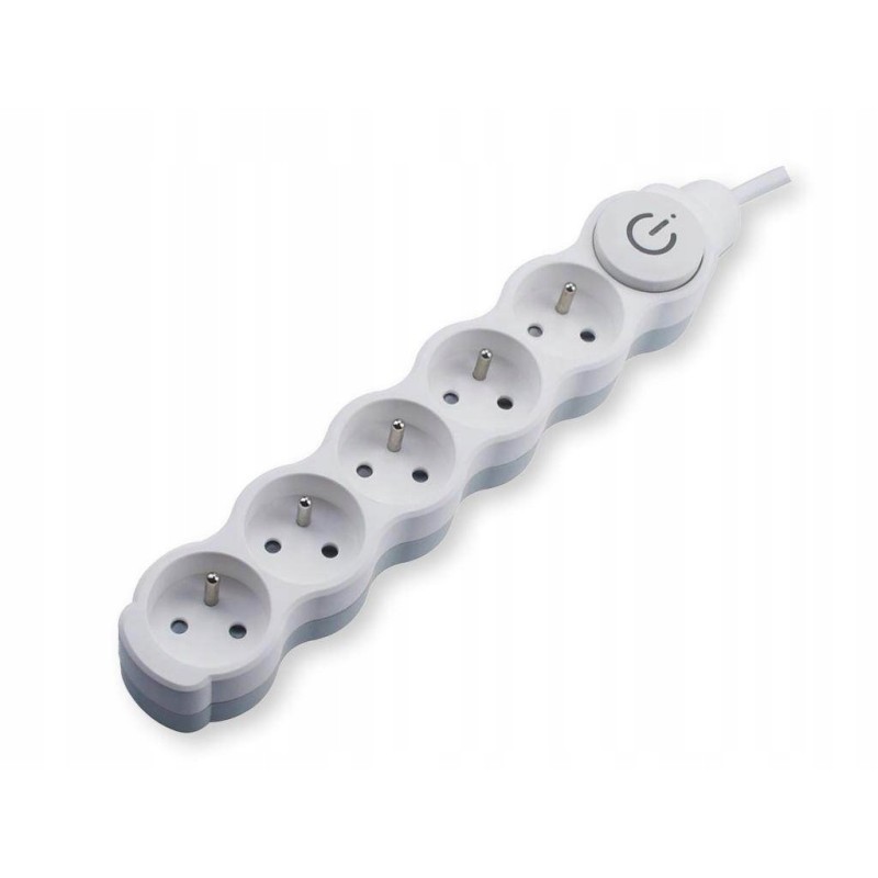 5-socket extension cord with switch 5m motogeneri