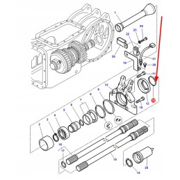 3000789x1 O-ring reducer shaft 55 x 3