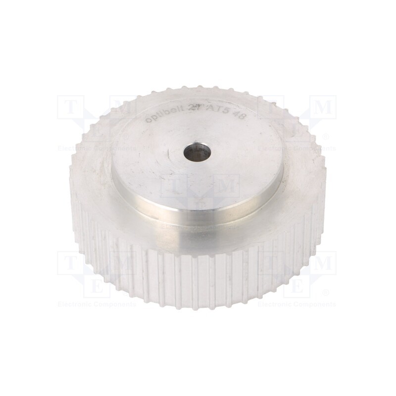 1 pcs x OPTIBELT - 27 AT5 48-000ZA - Belt pulley, AT5, W: 16mm, whell width: 27mm, Ø: 75.15mm, aluminium
