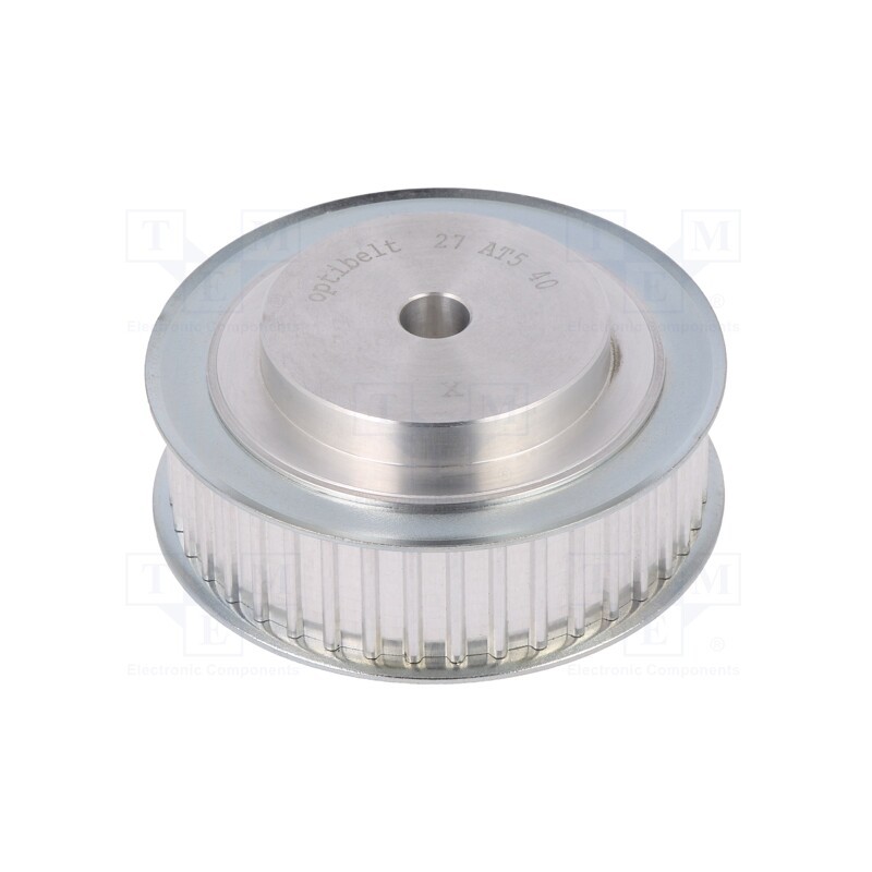 1 pcs x OPTIBELT - 27 AT5 40-200ZA - Belt pulley, AT5, W: 16mm, whell width: 27mm, Ø: 62.45mm, aluminium