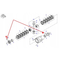 F339300020940 differential gear screw