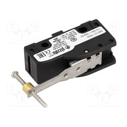 1 pcs x PIZZATO ELETTRICA - MK V11R60 - Microswitch SNAP ACTION, 6A/250VAC, 5A/24VDC, SPDT, ON-(ON), IP40