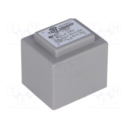 1 pcs x INDEL - TSZZ3/004MP - Transformer: encapsulated, 3VA, 230VAC, 6V, 6V, 250mA, 250mA, PCB