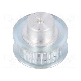 1 pcs x OPTIBELT - 16 T2,5 22-200ZA - Belt pulley, T2.5, W: 4, 6mm, whell width: 16mm, Ø: 17mm, aluminium