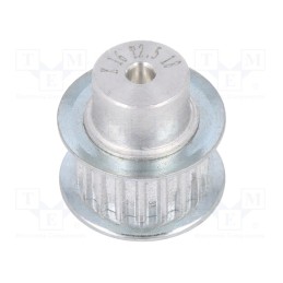 1 pcs x OPTIBELT - 16 T2,5 18-200ZA - Belt pulley, T2.5, W: 4, 6mm, whell width: 16mm, Ø: 13.8mm, aluminium