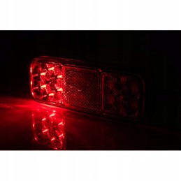 Reflective combination rear lamp 12 LED 12v 24v