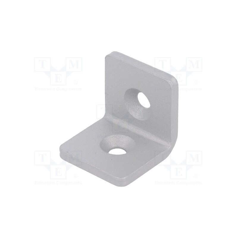 1 pcs x ELESA+GANTER - GN 967-30-30-L-1-SR - Angle bracket, for profiles, W: 30mm, H: 30mm, L: 30mm, steel, silver