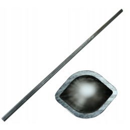 External lemon pipe 30x39 3mm length 144 4 cm