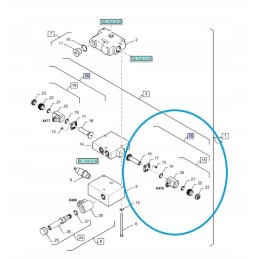 Solenoid valve new holland fx tx cx cr 84062114