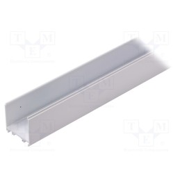 1 pcs x TOPMET - V3290001 - Profiles for LED modules, white, L: 1m, VARIO30-08, aluminium