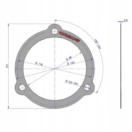 Rear hub cover seal c 360 original