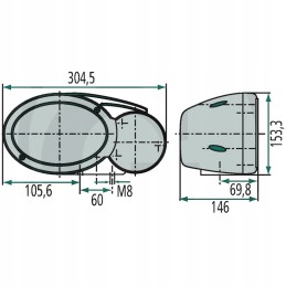 Directional reflector 4551eb996167031 hella