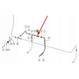 233631 0 support ring for hydraulic lines