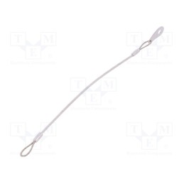 1 pcs x ELESA+GANTER - GN 111.2-200-E-TR - Retaining cable, Plating: PVC, stainless steel, 200mm