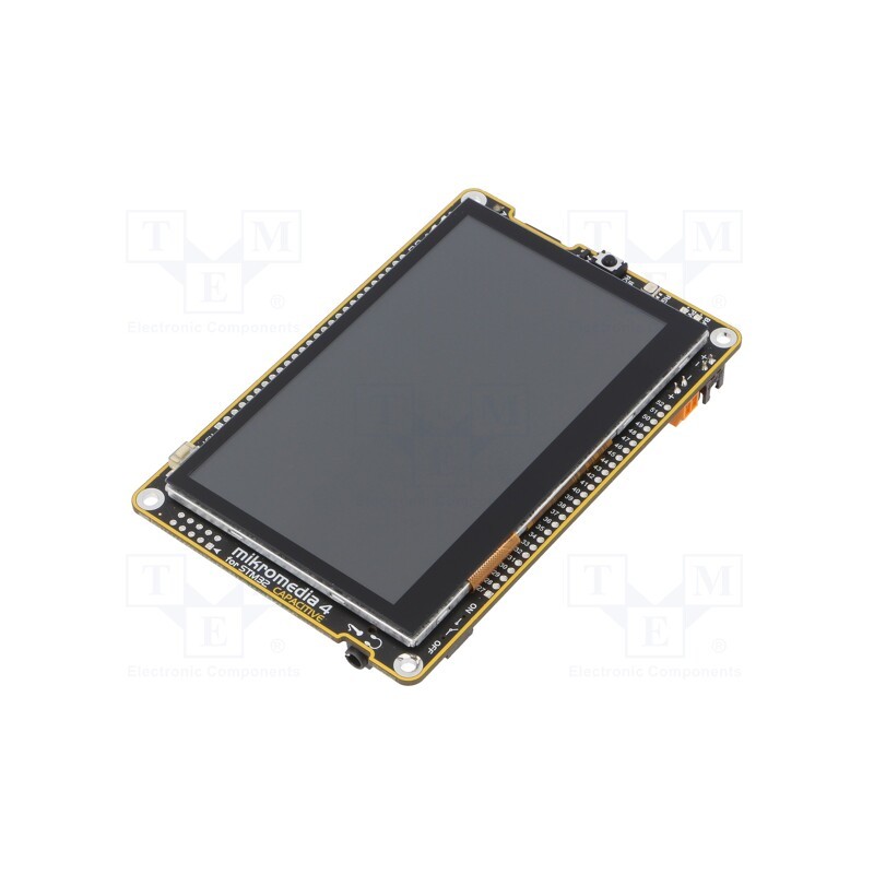 1 pcs x MIKROE - MIKROMEDIA 4 FOR STM32 CAPACITIVE - Dev.kit: with display, 4.3', 480x272, uC: STM32F407ZGT6