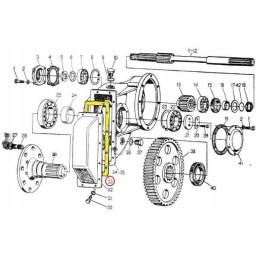 Bottom reduction gear seal c 330 sold in 10 units