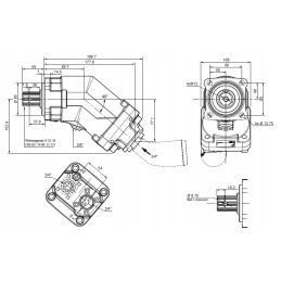 Angular piston pump xpi 12 0523820 hydro leduc