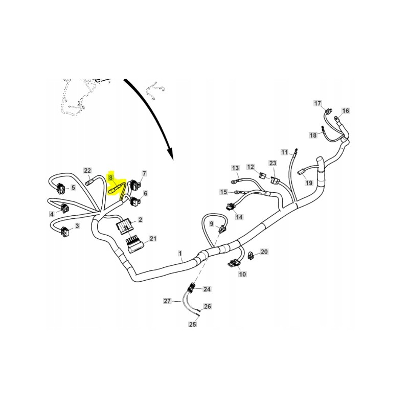 John Deere TCA16735 resistor