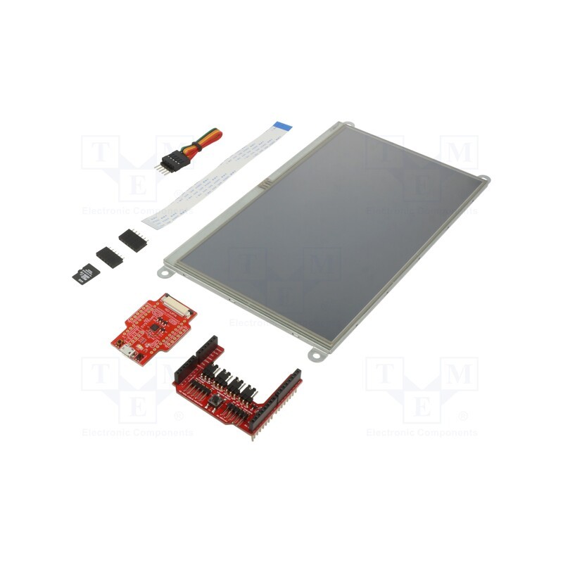 1 pcs x 4D Systems - SK-90DT-AR - Display: TFT, 9', 800x480, 32kBRAM, Window dimensions: 111.7x198mm