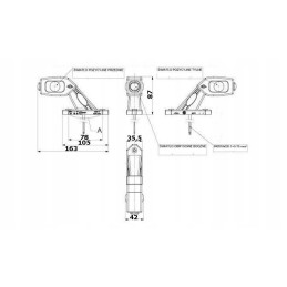 Triple LED marker lamp LD 2109 P right 12 24v