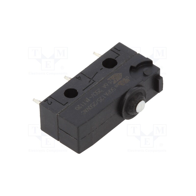 1 pcs x C&K - LCS052P00SDC - Microswitch SNAP ACTION, 5A/250VAC, SPDT, ON-(ON), Pos: 2, IP67