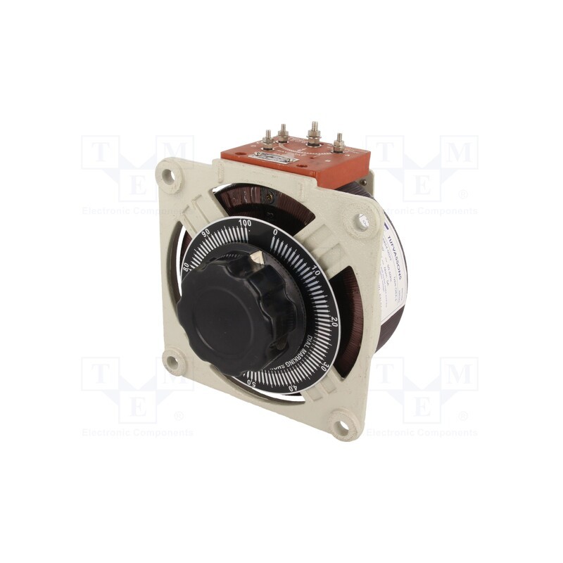 1 pcs x BREVE TUFVASSONS - OIEA6 - Variable autotransformer, 230VAC, Uout: 0÷260V, 5A, on panel