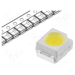 5 pcs x OPTOFLASH - OF-SMD3528WW - LED, SMD, 3528,PLCC2, white warm, 2100÷3000mcd, 120°, 20mA