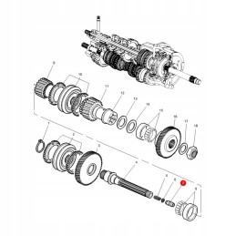 Massey Ferguson fight sleeve 3790546m2 original