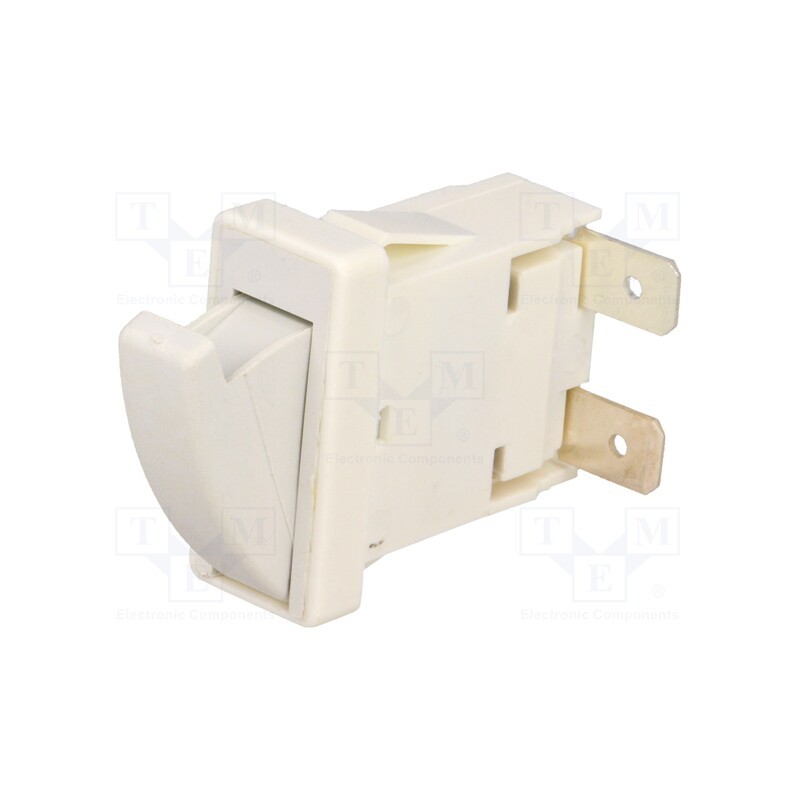 1 pcs x BULGIN - C3006CRWW - Switch: door, Pos: 2, SPST, 0.3A/250VAC, Switch.method: (ON)-OFF
