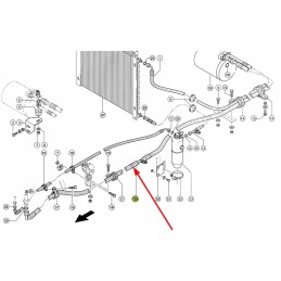 069506 0 air conditioning hose