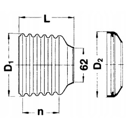 Walterscheid sc05 r10 protective cap, d 127 mm