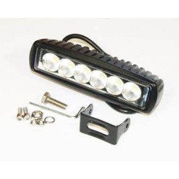 Rectangular LED work lamp with motor lighting