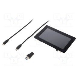 1 pcs x MIKROE - MIKROMEDIA 5 FOR STM32F7 CAP. FPI BEZEL - Display: TFT, 5', 840x480, Interface: USB,WiFi, Controller: SSD1963