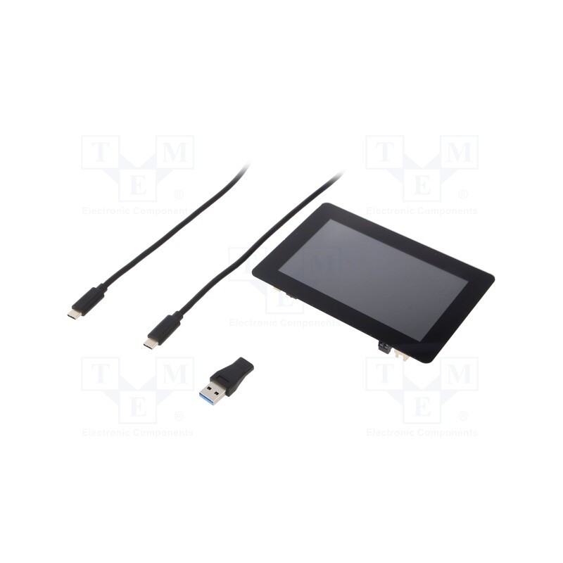 1 pcs x MIKROE - MIKROMEDIA 5 FOR STM32F7 CAP. FPI BEZEL - Display: TFT, 5', 840x480, Interface: USB,WiFi, Controller: SSD1963