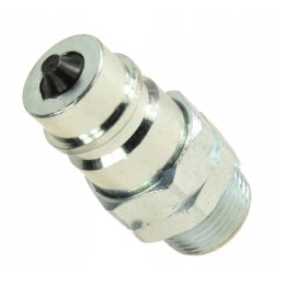 Hydraulic quick connector plug M22 x 15 euro c