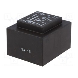 1 pcs x HAHN - BV EI 481 1271 - Transformer: encapsulated, 10VA, 230VAC, 9V, 9V, 555mA, 555mA, PCB
