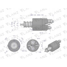 Starter switch mf3 massey ferguson