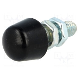 1 pcs x ELESA+GANTER - GN 708.1-M8-43-B-ST - Clamping bolt, Thread: M8, Base dia: 14mm, Kind of tip: rounded