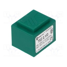 1 pcs x BREVE TUFVASSONS - TEZ2.1/D230/9V - Transformer: encapsulated, 2.1VA, 230VAC, 9V, 233mA, PCB, IP00, TEZ