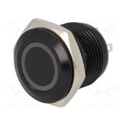 1 pcs x ONPOW - GQ16F-10E/J/B/24V/A - Switch: vandal resistant, Pos: 2, SPST-NO, 2A/36VDC, IP65, OFF-(ON)