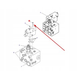 3909547m1 hydraulic block Allen screw
