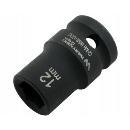 Hexagonal impact socket 1 2 12 mm crm
