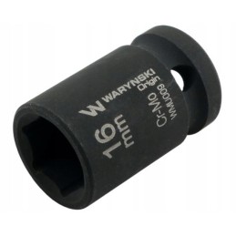 Hexagonal impact socket 1 2 16 mm crm