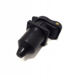 Electrical socket with 3 round plugs of different type c