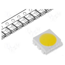 2 pcs x OPTOSUPPLY - OSM5DTS4C1A - LED, SMD, 5060,PLCC6, white warm, 4200÷5000mcd, 3000K, 120°, 60mA