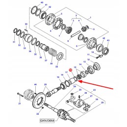 3428255m1 differential gear distance 0 3 mm