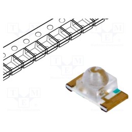 5 pcs x OPTOSUPPLY - OSB5120641E - LED, SMD, 1206, blue, 650÷850mcd, 3.2x1.6x1.8mm, 35°, 2.8÷3.4V, 20mA